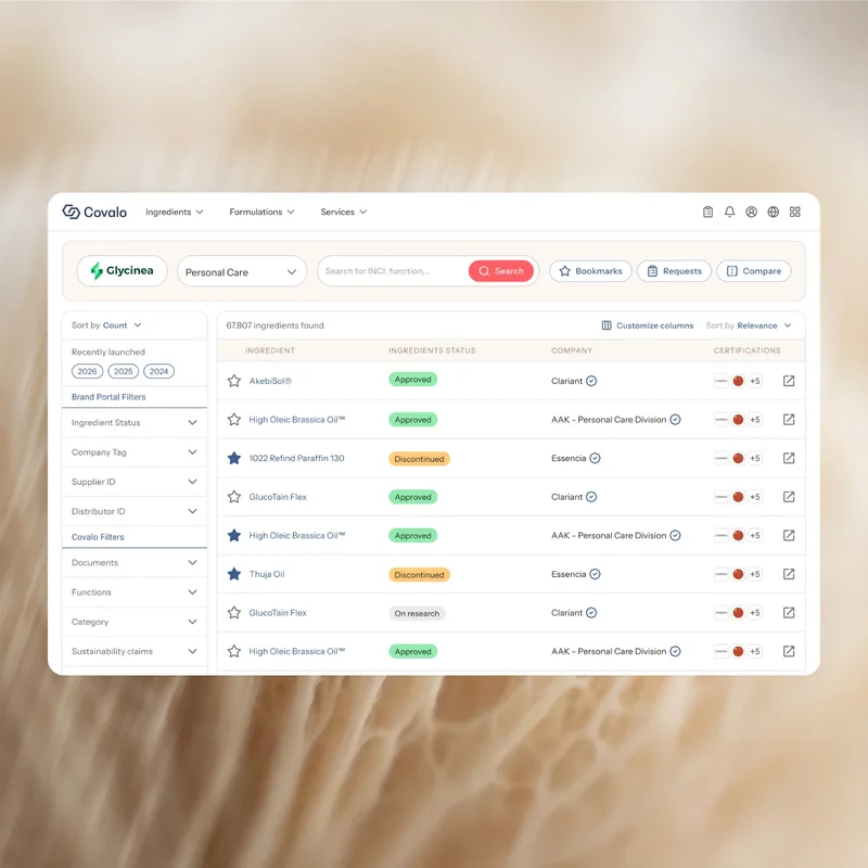 Centralize ingredient data for R&D